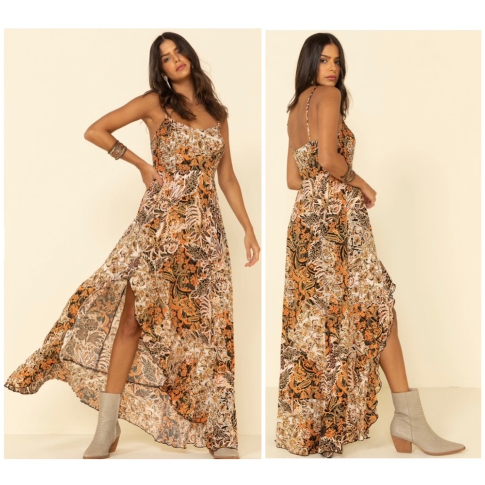 Free People Forever Yours Printed Maxi Dress